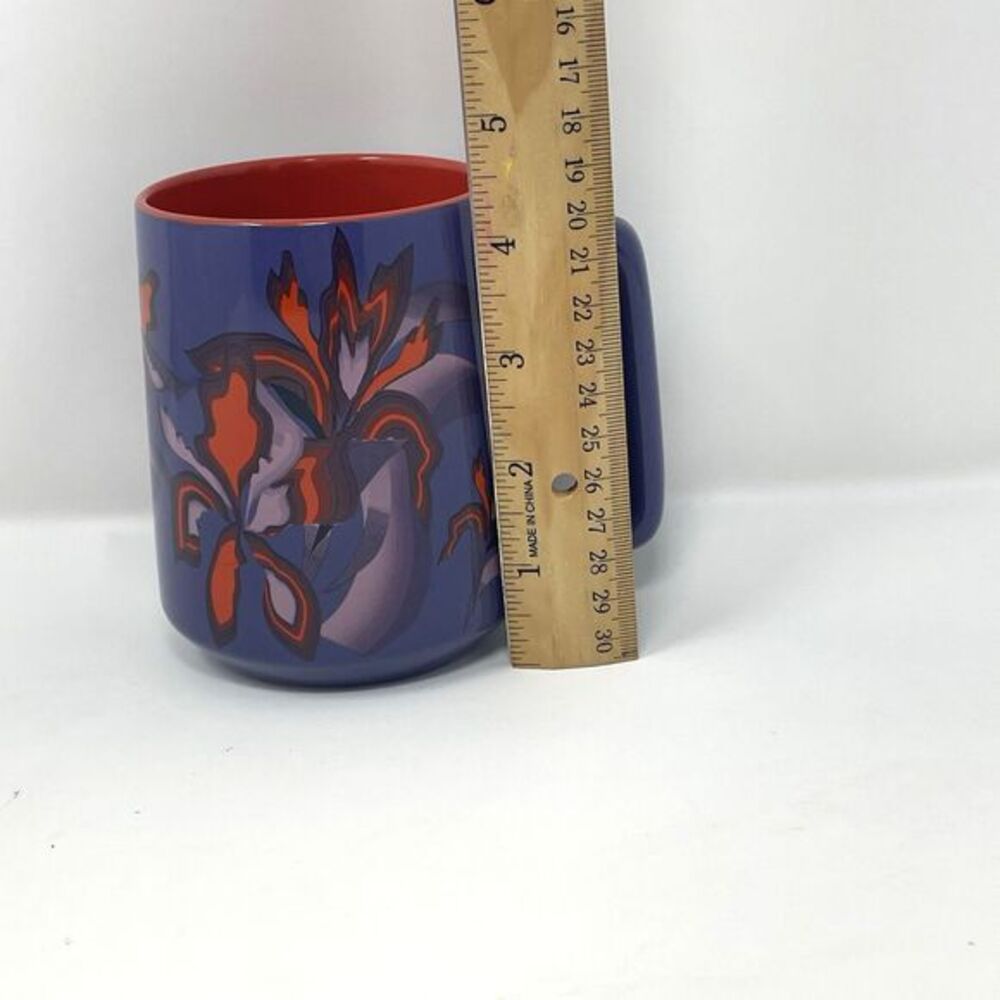 Starbucks Valentines Day 2025 Floral Coffee Mug‎ Purple Exotic Flowers 14oz - Picture 9 of 10